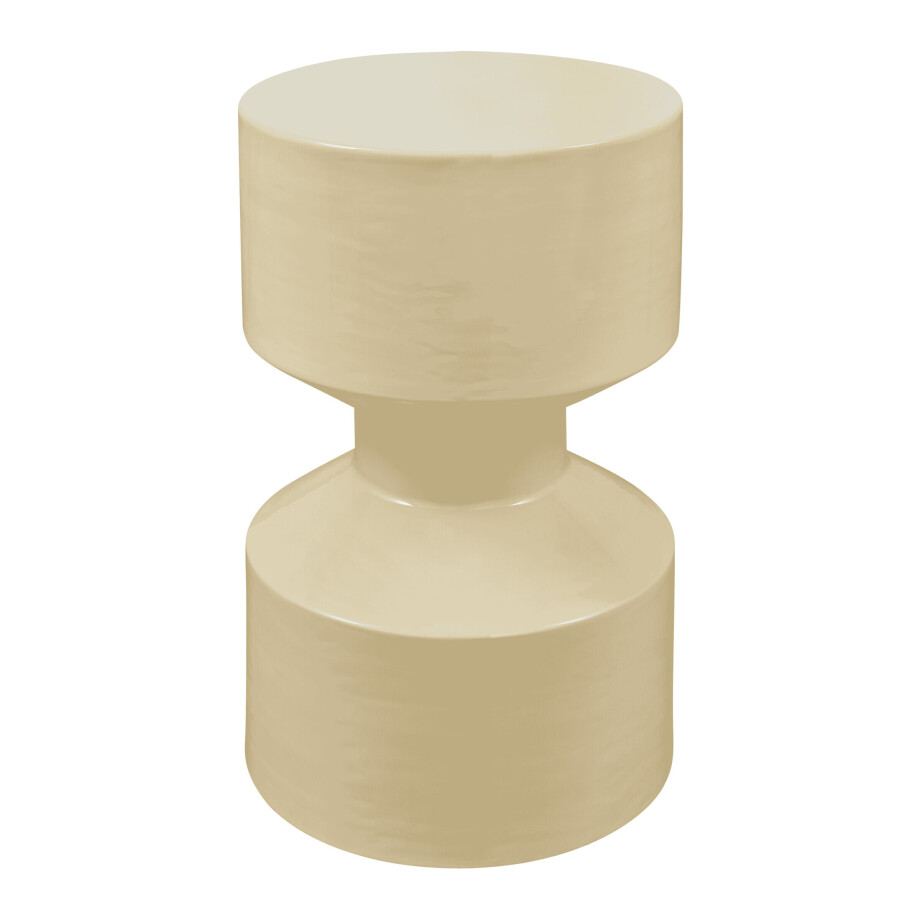 WOOOD Bijzettafel 'Hidde' 30cm, kleur Geel afbeelding 1