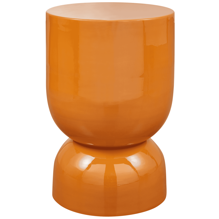 WOOOD Exclusive Bijzettafel 'Hekla' 32cm, kleur Oranje afbeelding 1