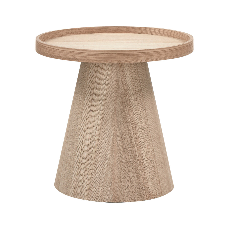 WOOOD Ronde Bijzettafel 'Maud' 39cm, kleur Naturel WOOOD Ronde Bijzettafel 'Maud' 39cm, kleur Naturel afbeelding 1