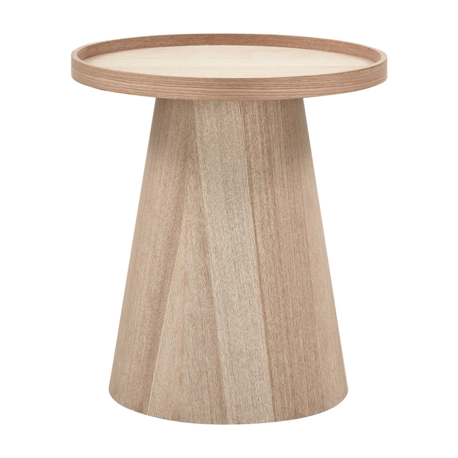 WOOOD Ronde Bijzettafel 'Maud' 45cm, kleur Naturel afbeelding 1