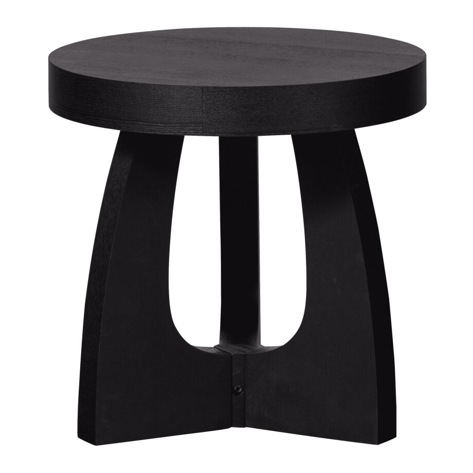 WOOOD Ronde Bijzettafel 'Tala' 45cm, kleur Zwart afbeelding 1