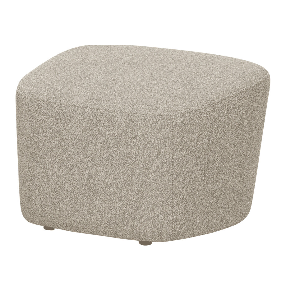 vtwonen Hocker 'Lofty' Bouclé, kleur Naturel vtwonen Hocker 'Lofty' Bouclé, kleur Naturel afbeelding 1