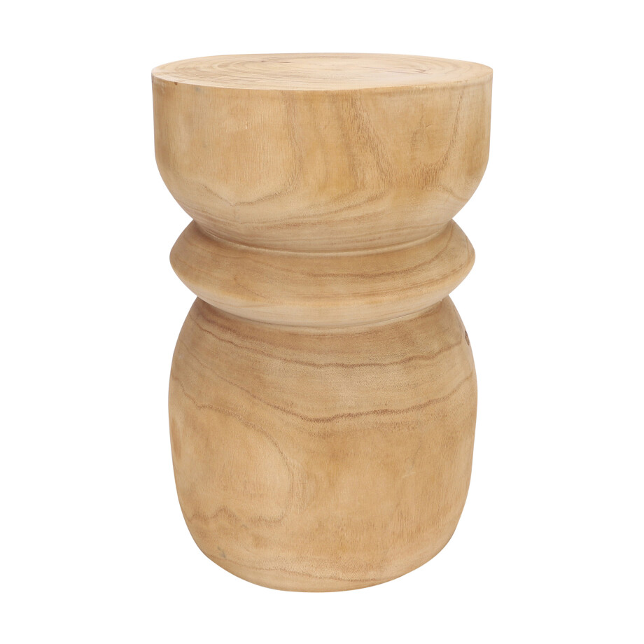 WOOOD Krukje 'Bikkel', kleur Naturel, Ø28cm WOOOD Krukje 'Bikkel', kleur Naturel, Ø28cm afbeelding 1