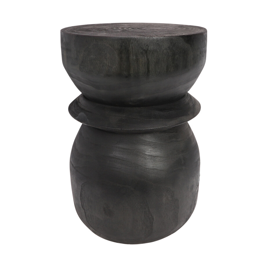 WOOOD Krukje 'Bikkel', kleur Zwart, Ø28cm WOOOD Krukje 'Bikkel', kleur Zwart, Ø28cm afbeelding 1