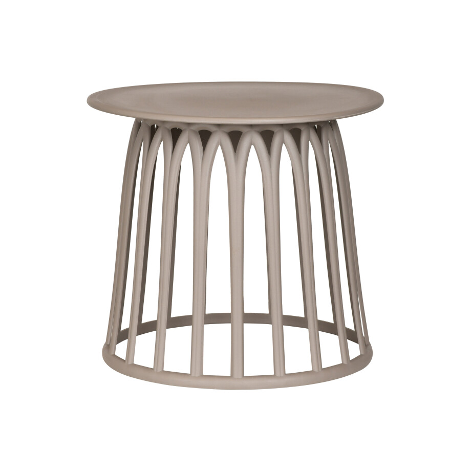WOOOD Outdoor Bijzettafel 'Boy' 50cm, kleur Taupe afbeelding 1