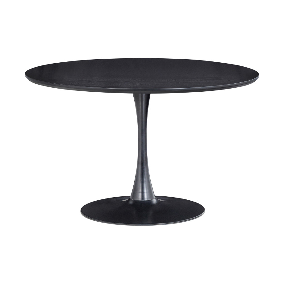 WOOOD Exclusive Ronde Eettafel 'Sammy' 120cm, kleur Zwart afbeelding 1