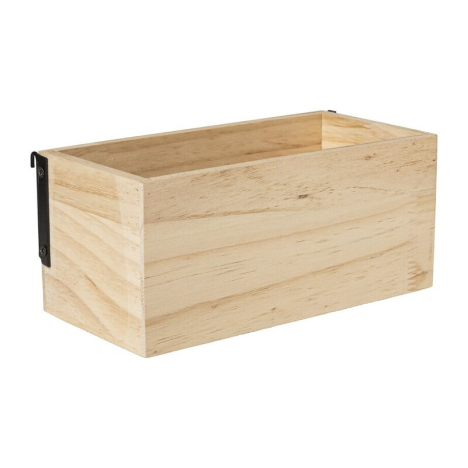 Bakje voor wandrek - naturel - 8x20x10 cm afbeelding 
