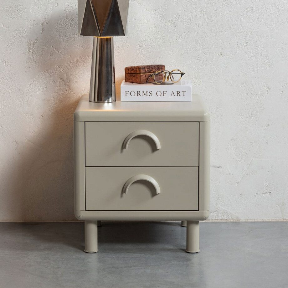 WOOOD Ladekast/Nachtkastje 'Rune' kleur Zand afbeelding 1