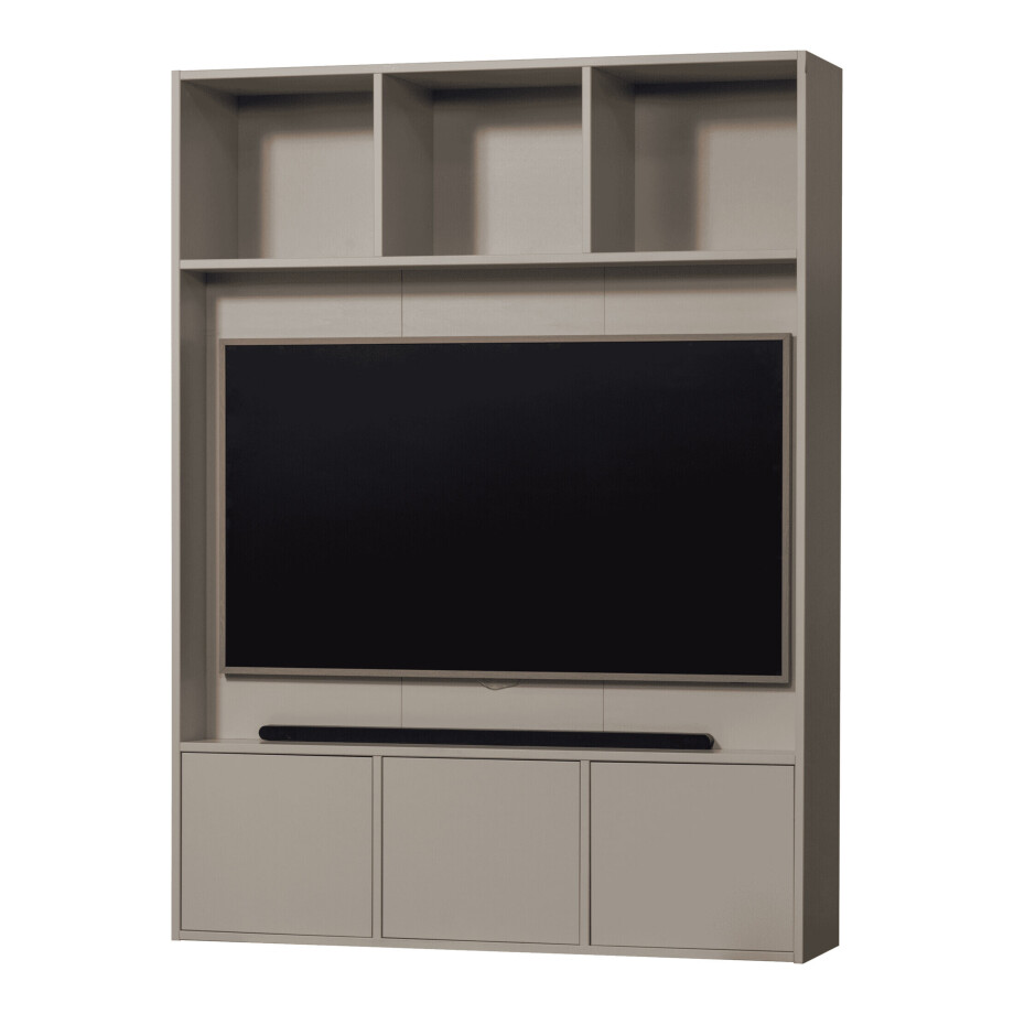 WOOOD TV-kast 'Meggy' 215 x 160cm, kleur Dust afbeelding 1