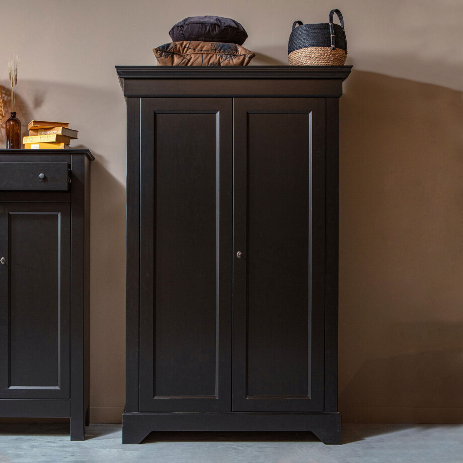 WOOOD Opbergkast 'Isabel' kleur Zwart WOOOD Opbergkast 'Isabel' kleur Zwart afbeelding 1