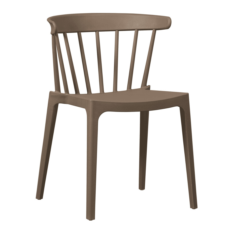 WOOOD Tuin / Eetkamerstoel 'Bliss' kleur Bruin Melange afbeelding 1