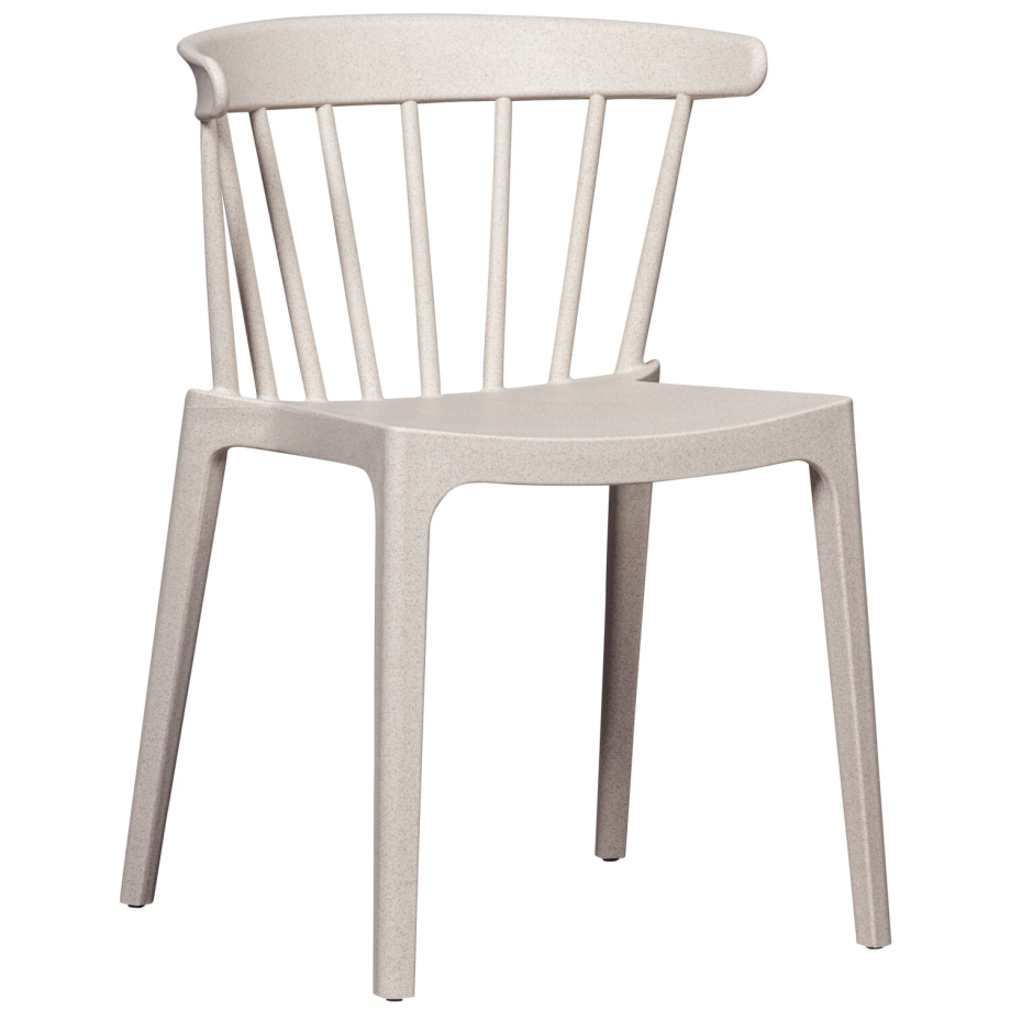 WOOOD Tuin / Eetkamerstoel 'Bliss' kleur Off White Melange afbeelding 1