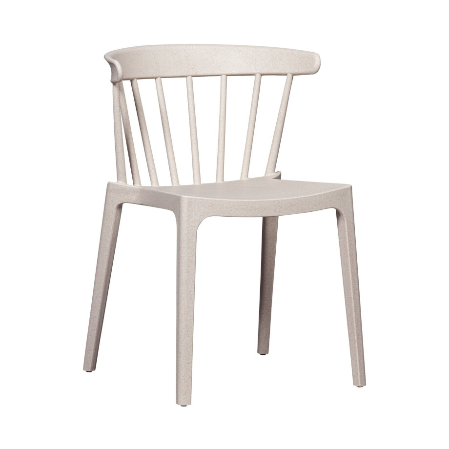WOOOD Tuin / Eetkamerstoel 'Bliss' kleur Off White Melange WOOOD Tuin / Eetkamerstoel 'Bliss' kleur Off White Melange afbeelding 1