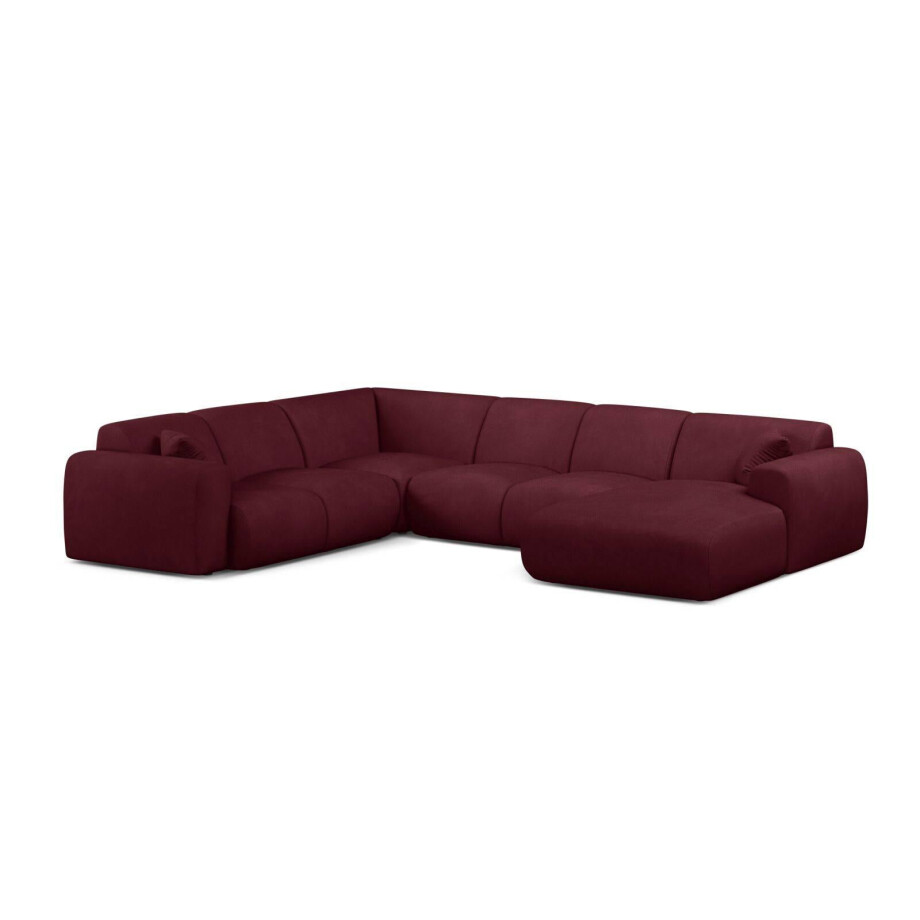 Modulaire hoekbank Molino links chenille | Micadoni Home afbeelding 1