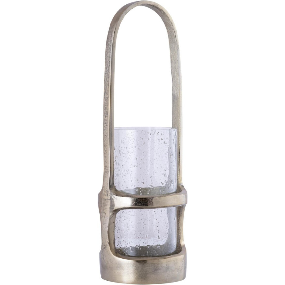 PTMD - Lantaarn Rahana - Goud - 15x15x49cm PTMD - Lantaarn Rahana - Goud - 15x15x49cm afbeelding 1