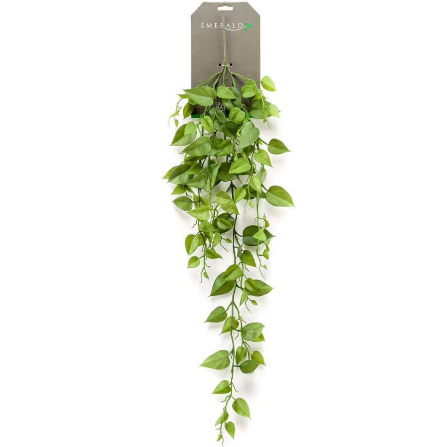 Emerald - Kunst Klimplant Philondendron 90cm - Kunstplant voor binnen afbeelding 1