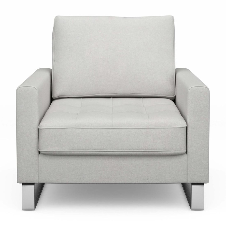 Fauteuil West Houston, Ash Grey, Washed Cotton afbeelding 1