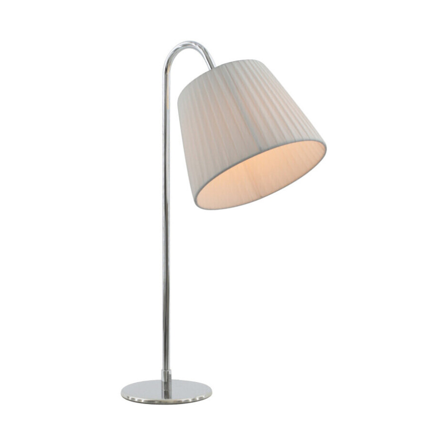 Artistiq Tafellamp 'Philippe', 54 cm, kleur Wit Artistiq Tafellamp 'Philippe', 54 cm, kleur Wit afbeelding 1