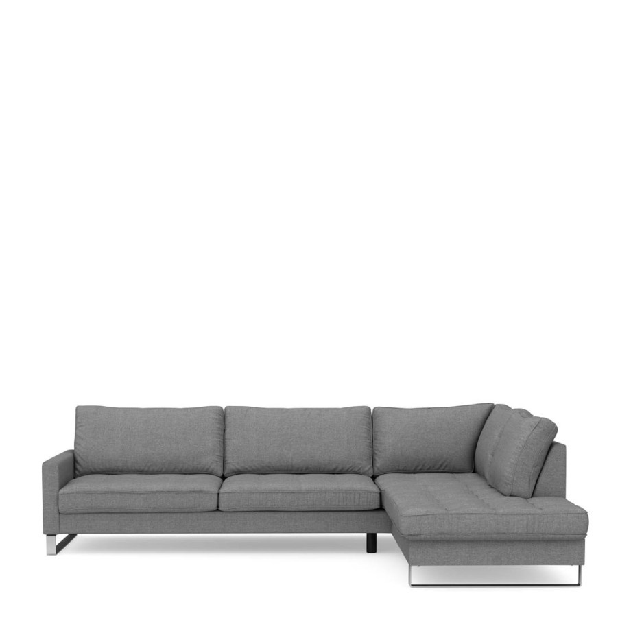 Chaise Longue Bank Rechts West Houston, Grey afbeelding 1