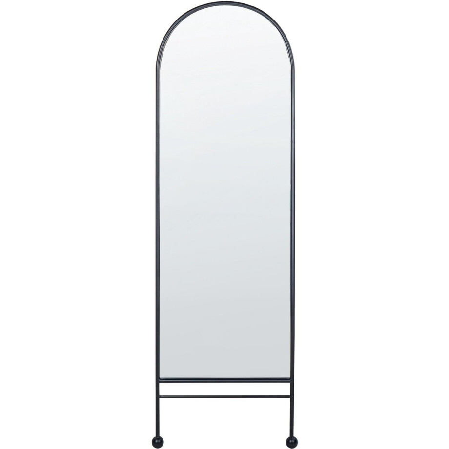 BELIANI JARNAGES - Wandspiegel - Zwart - 45 x 145 cm - Ijzer afbeelding 1