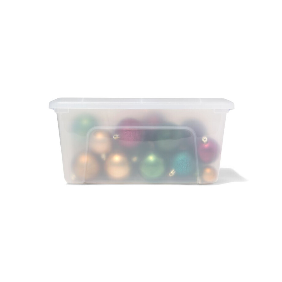 HEMA HEMA Opbergbox 15L Tokyo Transparant 39.5x29x18.5 Recycled afbeelding 