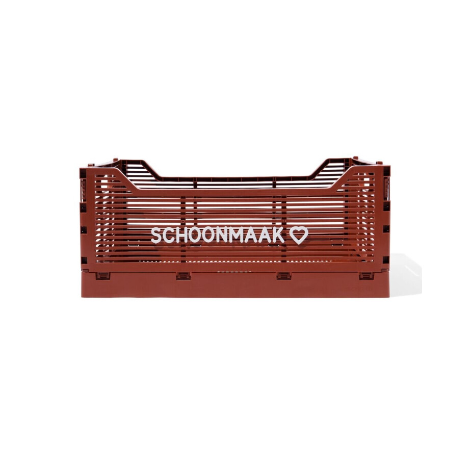 HEMA HEMA Klapkrat Letterbord Recycled Bruin (bruin) HEMA HEMA Klapkrat Letterbord Recycled Bruin (bruin) afbeelding 1