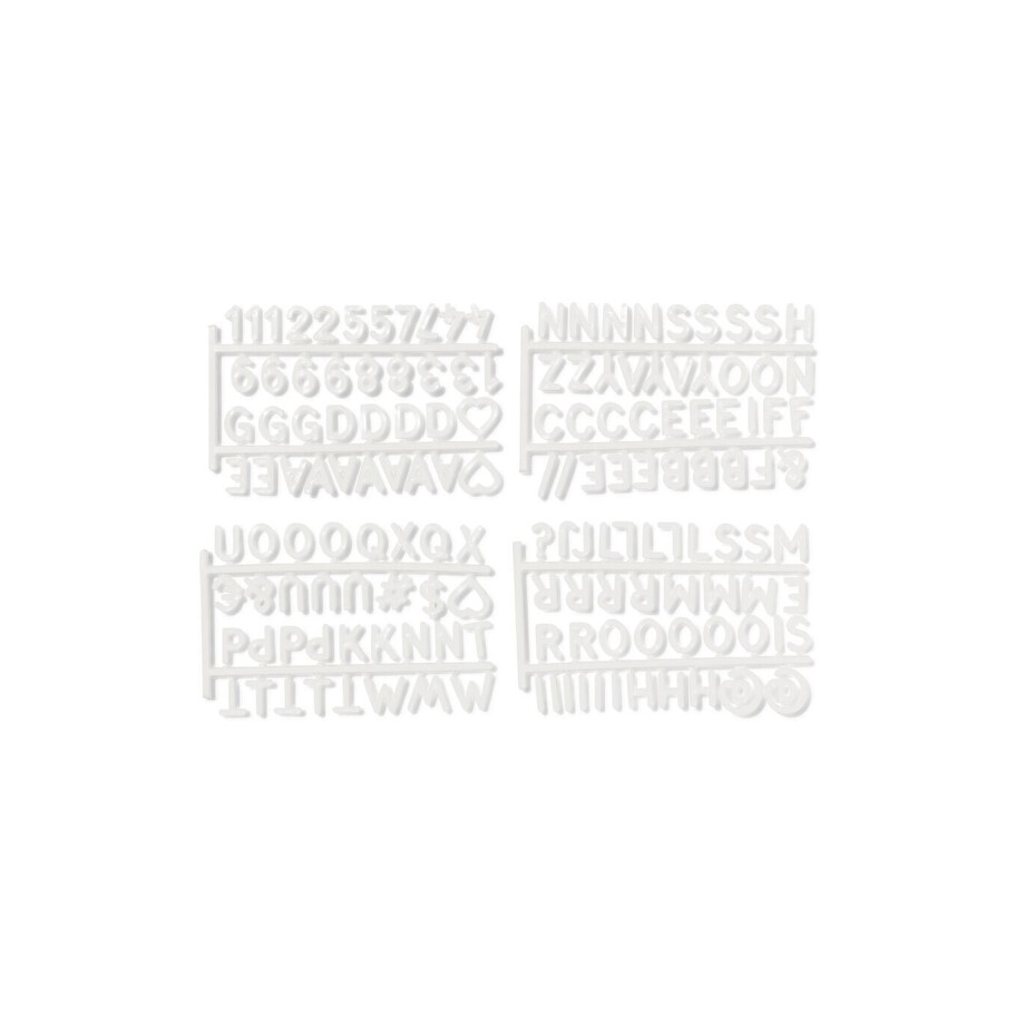 HEMA HEMA Letters Voor Letterbord Krat Wit (wit) afbeelding 1