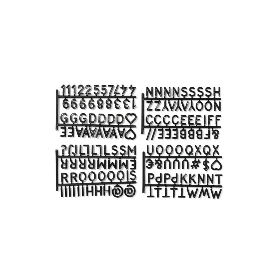 HEMA HEMA Letters Voor Letterbord Krat Zwart (zwart) afbeelding 1