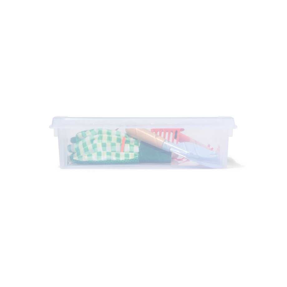 HEMA HEMA Opbergbox 8L Madrid Transparant 40x30x12 (transparant) HEMA HEMA Opbergbox 8L Madrid Transparant 40x30x12 (transparant) afbeelding 1
