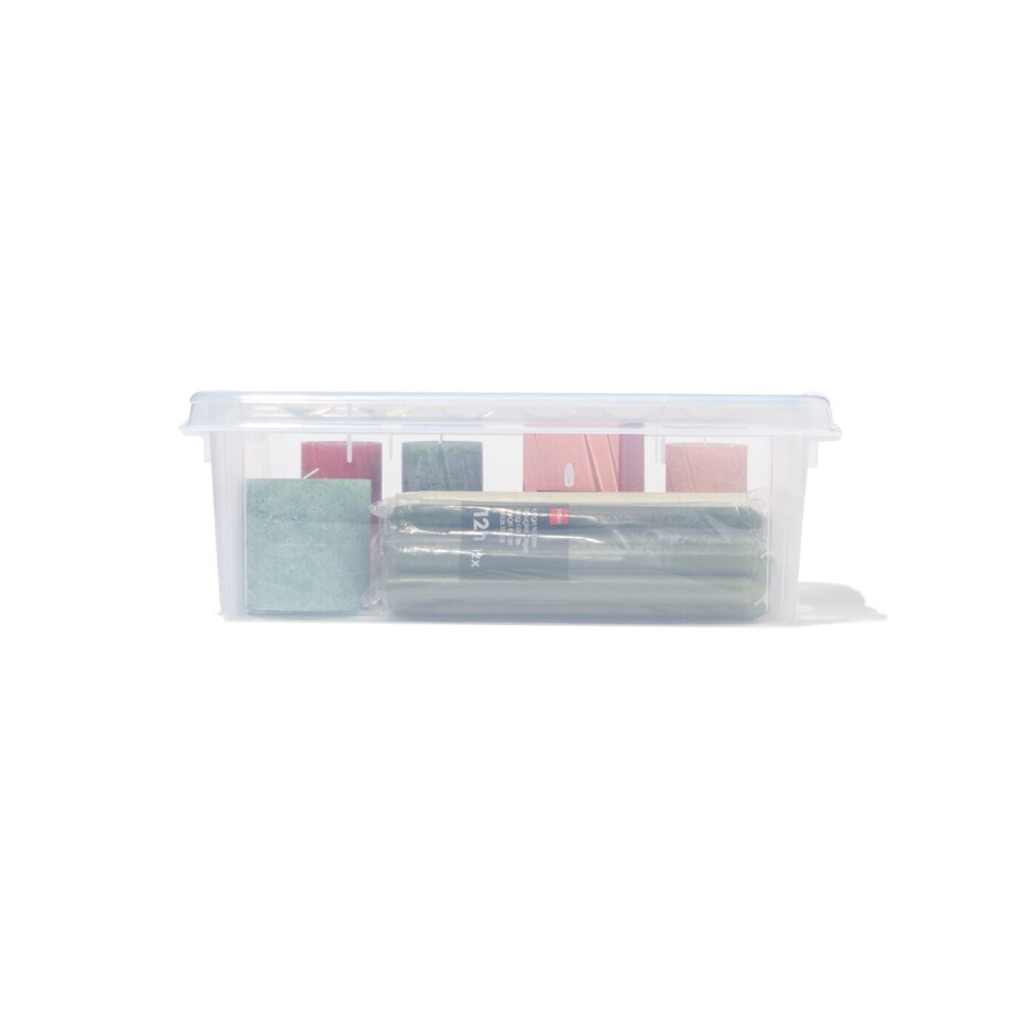 HEMA HEMA Opbergbox 21L London Transparant 50x39x18 (transparant) HEMA HEMA Opbergbox 21L London Transparant 50x39x18 (transparant) afbeelding 1