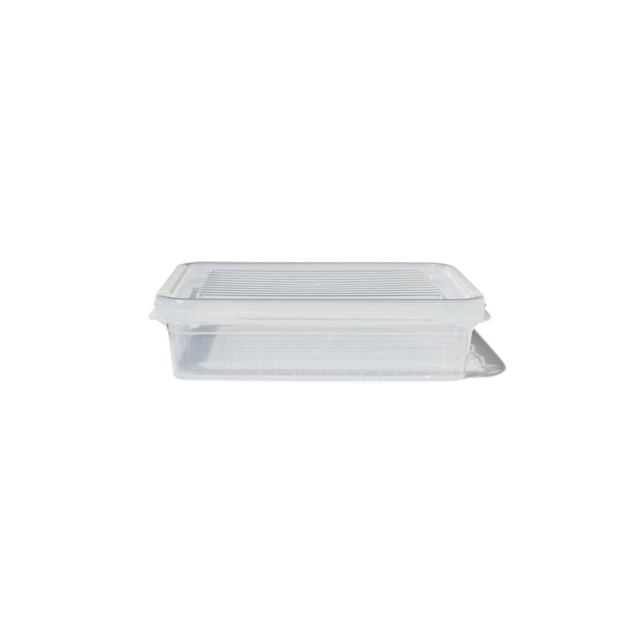 HEMA HEMA Opbergdoos Met Deksel 1.8L Dublin Transparant 25x17x7 (transparant) afbeelding 1