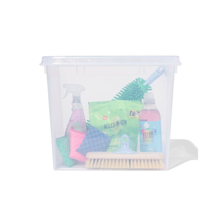 HEMA HEMA Opbergbox 52L London Transparant 50x39x41 (transparant) HEMA HEMA Opbergbox 52L London Transparant 50x39x41 (transparant) afbeelding 1