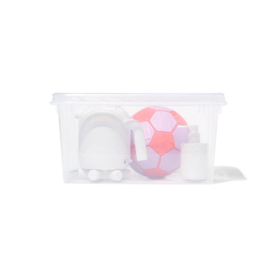 HEMA HEMA Opbergbox 32L London Transparant 50x39x26 (transparant) HEMA HEMA Opbergbox 32L London Transparant 50x39x26 (transparant) afbeelding 1