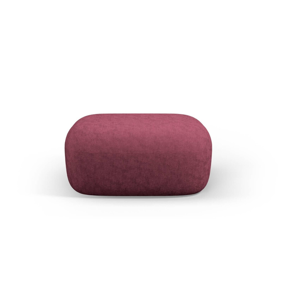 Hocker Jenny chenille | Micadoni Home afbeelding 1