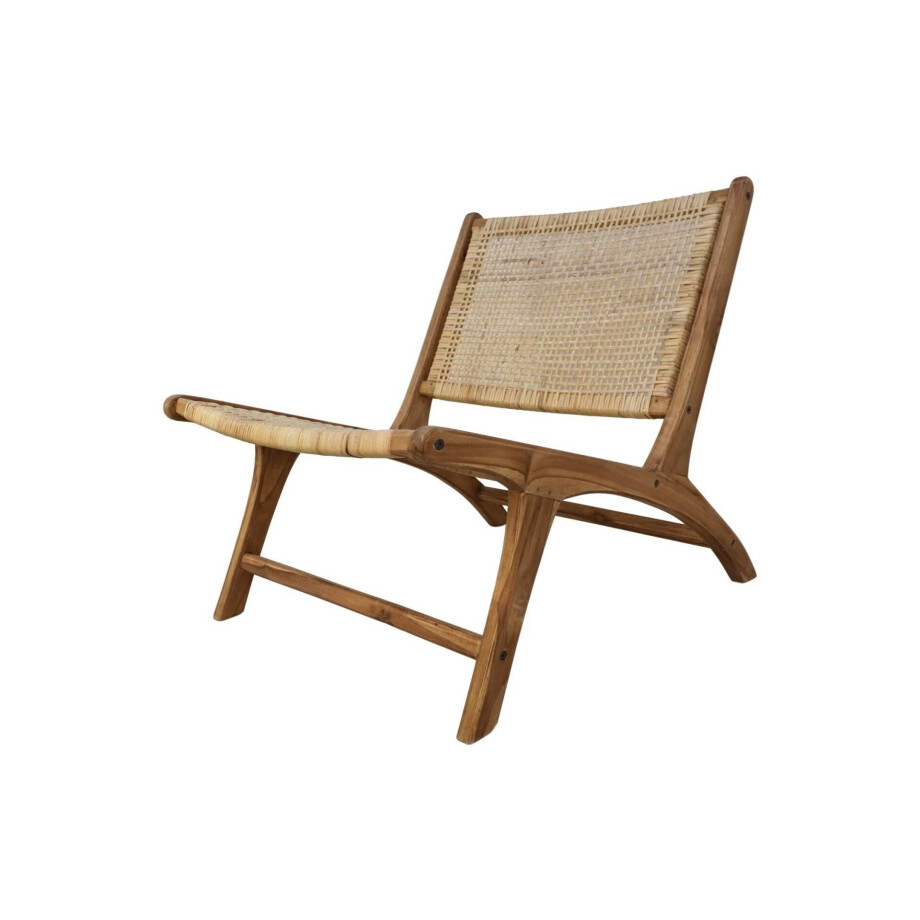 Loungestoel Inge rotan | HSM Collection afbeelding 1