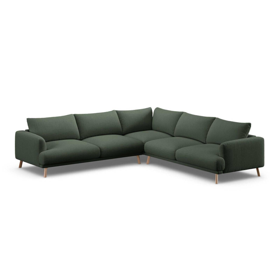 Symmetrische hoekbank Naomi chenille | Micadoni Home afbeelding 1