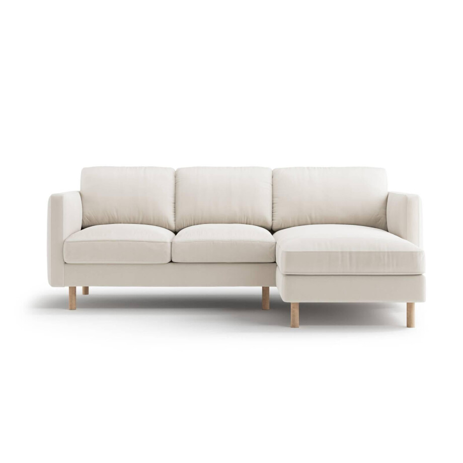 Hoekbank Eden rechts velvet | Micadoni afbeelding 1