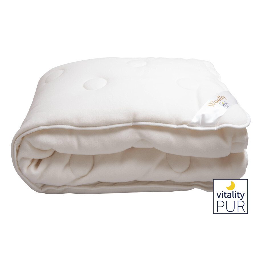 4-seizoenen dekbed met 50 x 70 kussen Woolly | Vitality Pur afbeelding 1