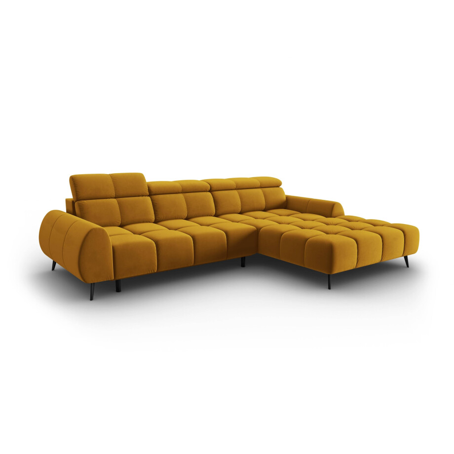 4-zits hoekbank Alyse velvet rechts | Micadoni Limited Edition afbeelding 1