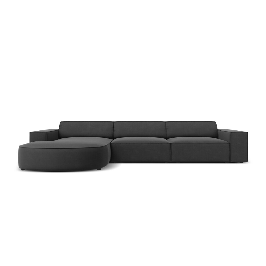 4-zits hoekbank Jodie velvet Chaise Longue links | Micadoni Limited Edition afbeelding 1