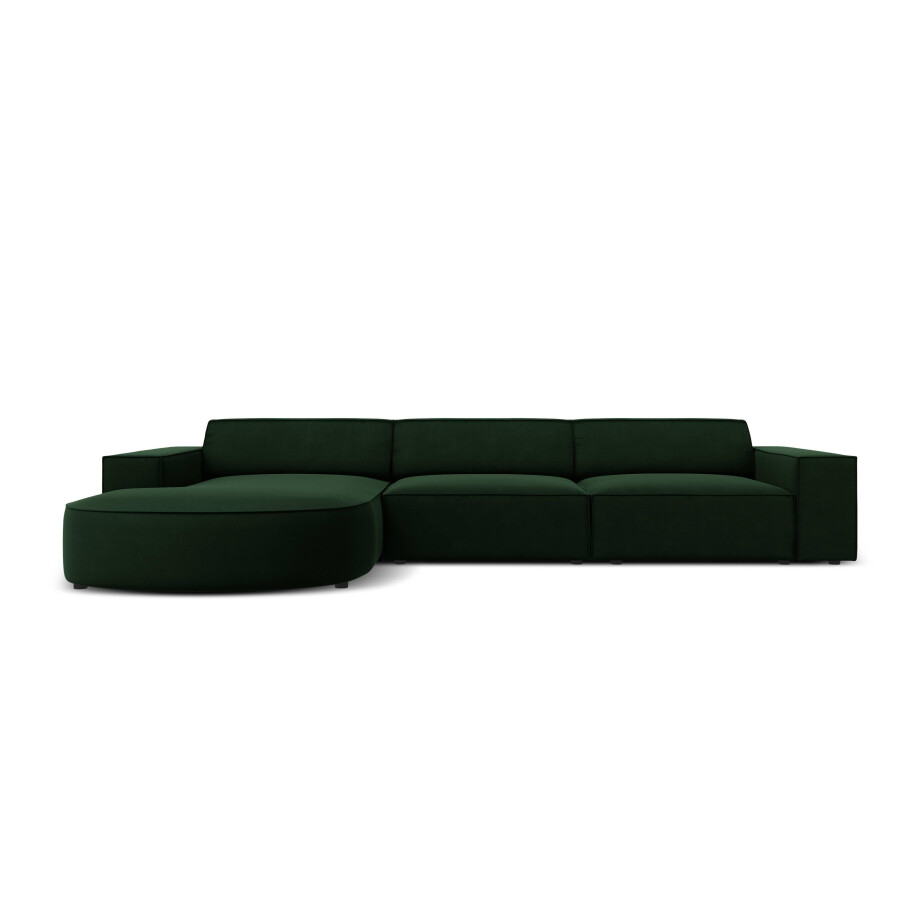 4-zits hoekbank Jodie velvet Chaise Longue links | Micadoni Limited Edition afbeelding 1