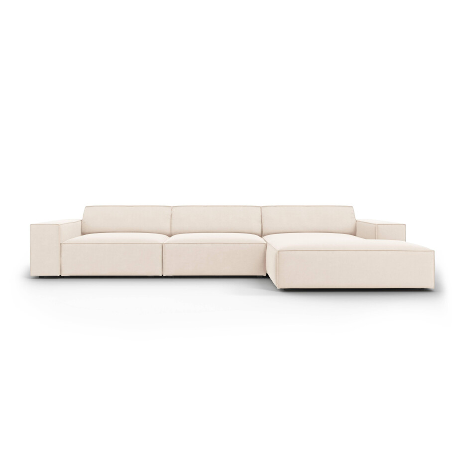4-zits hoekbank Jodie velvet rechts | Micadoni Limited Edition 4-zits hoekbank Jodie velvet rechts | Micadoni Limited Edition afbeelding 1
