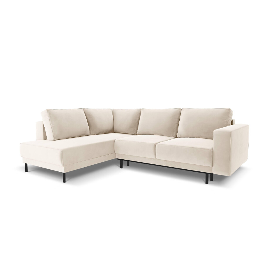 4-zits hoekslaapbank Caro velvet links | Micadoni Limited Edition afbeelding 1