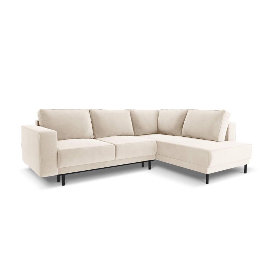 4-zits hoekslaapbank Caro velvet rechts | Micadoni Limited Edition afbeelding 1