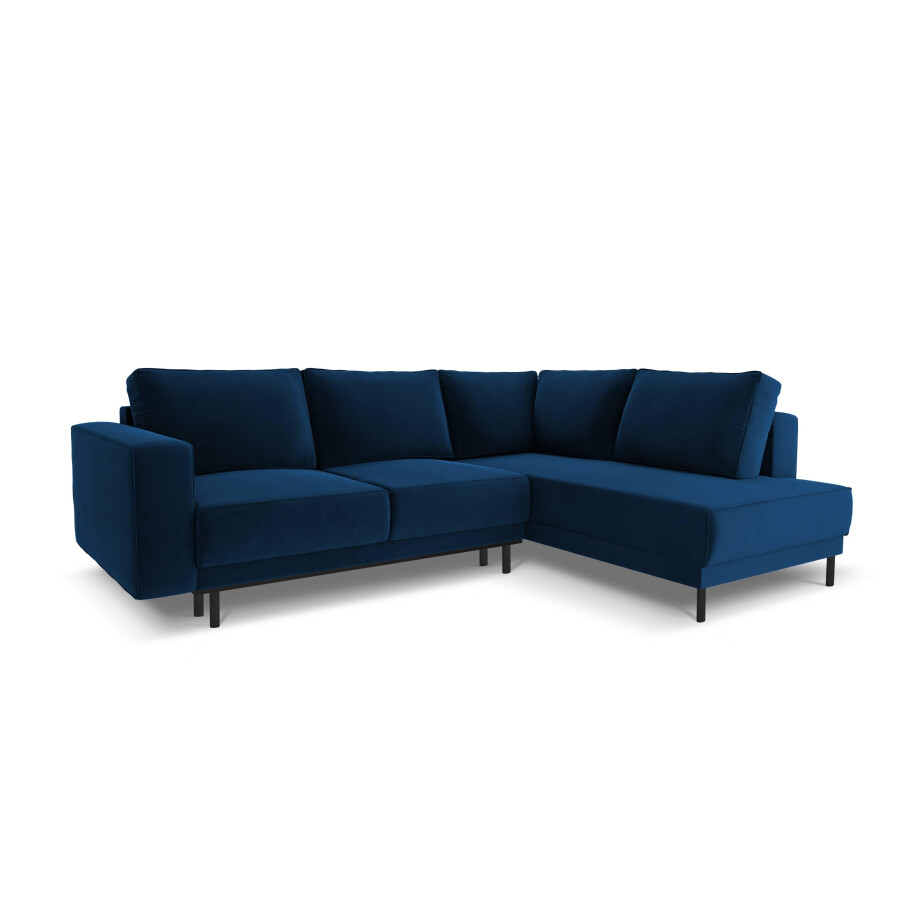 4-zits hoekslaapbank Caro velvet rechts | Micadoni Limited Edition afbeelding 1