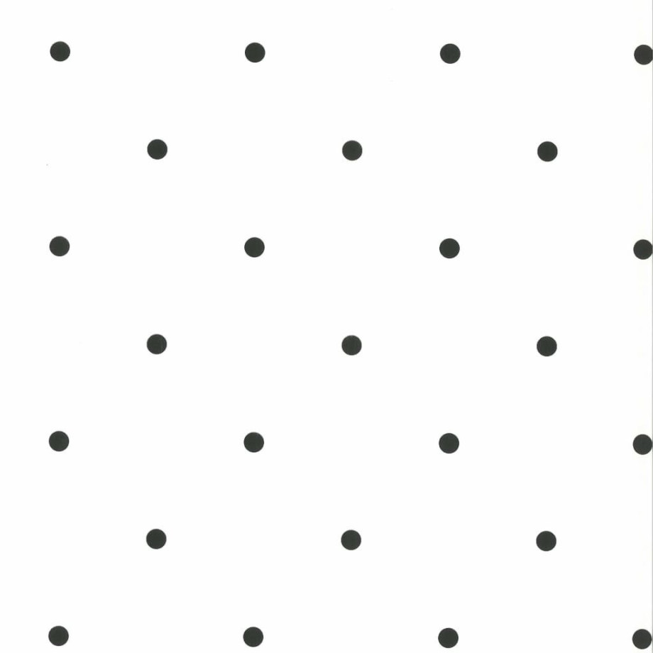 Noordwand Fabulous World Behang Dots wit en zwart 67105-3 afbeelding 1