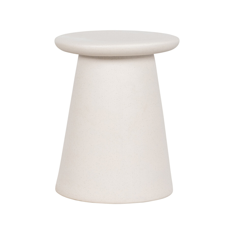 vtwonen Bijzettafel 'Button' Keramiek, kleur Wit afbeelding 1