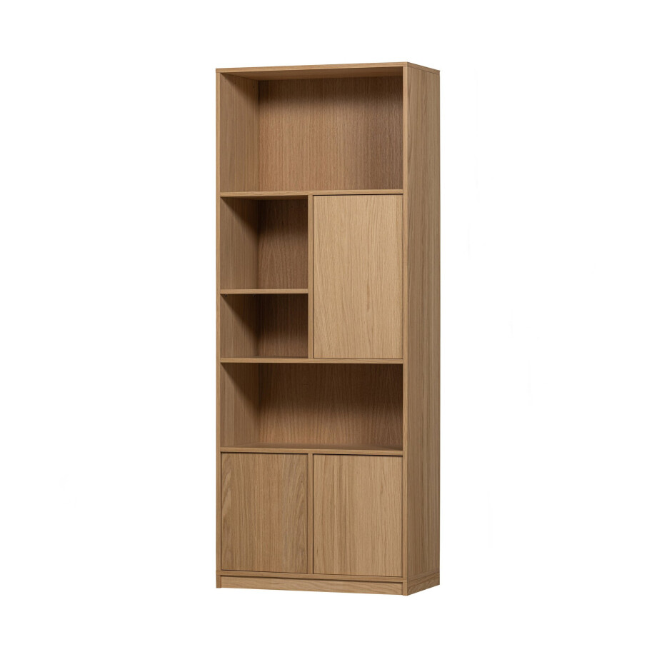 vtwonen Opbergkast 'Modulair' Eikenhout, 200 x 77cm vtwonen Opbergkast 'Modulair' Eikenhout, 200 x 77cm afbeelding
