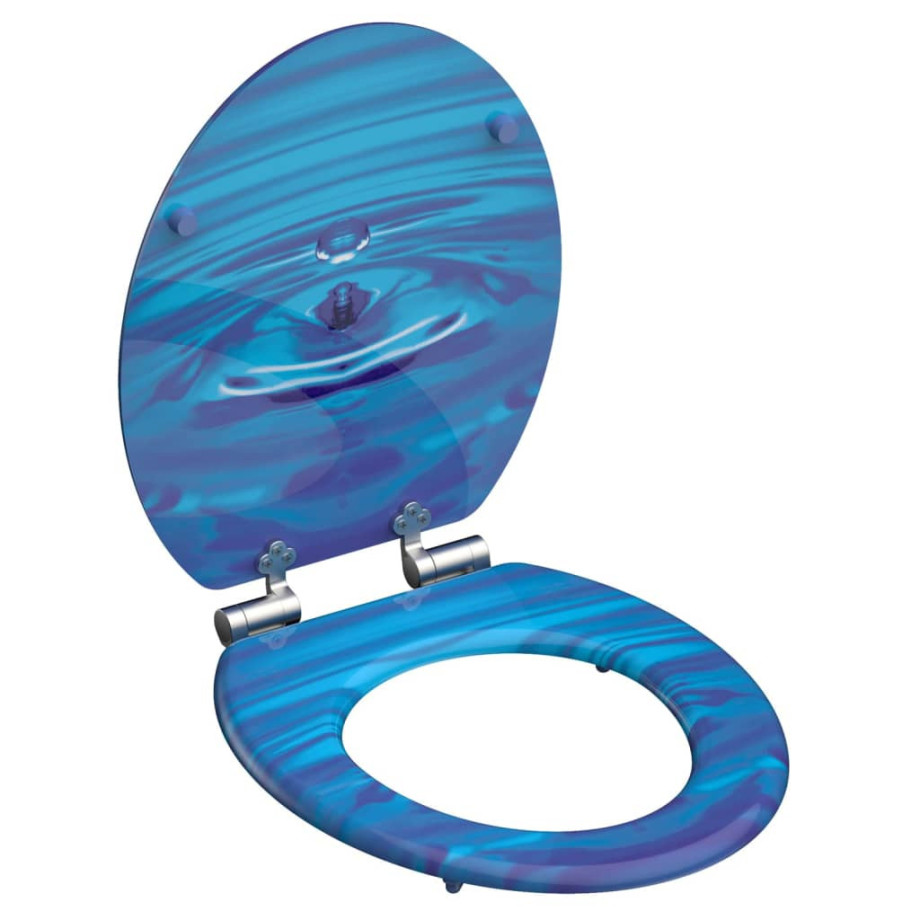 SCHÜTTE Toiletbril met soft-close BLUE DROP afbeelding 1
