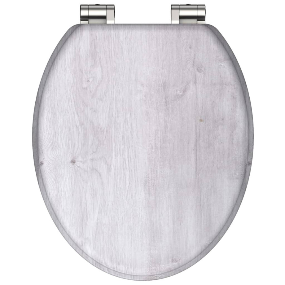 SCHÜTTE Toiletbril met soft-close LIGHT WOOD MDF afbeelding 1